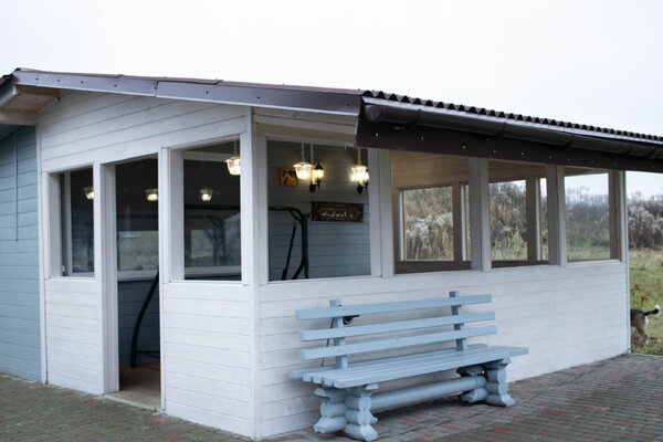 Беседка и мангальная зона